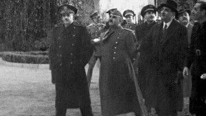 Franco y Salazar el día de la firma