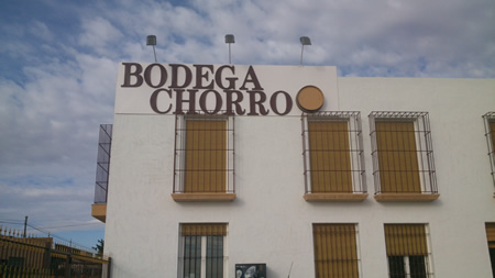 Imagen del letrero de Bodega Chorro