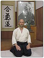 Javier G. - junto O-Sensei en Kumano Juku Dojo, Japón