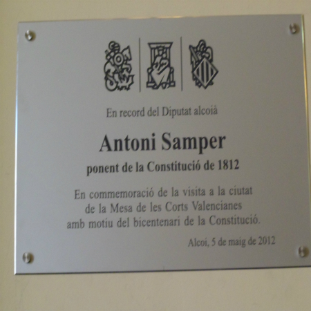 Placa Antoni Samper