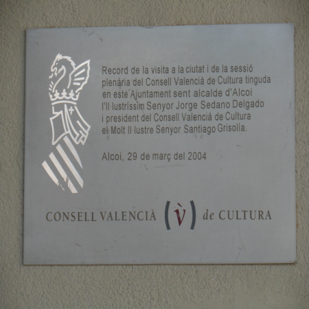 Placa Consell Valencià de Cultura