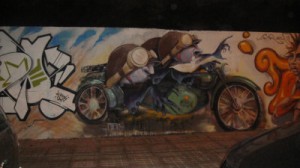 Graffiti moto