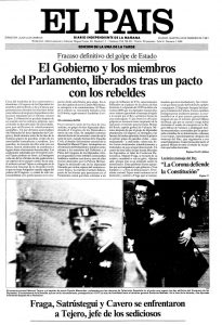 Portada de El País