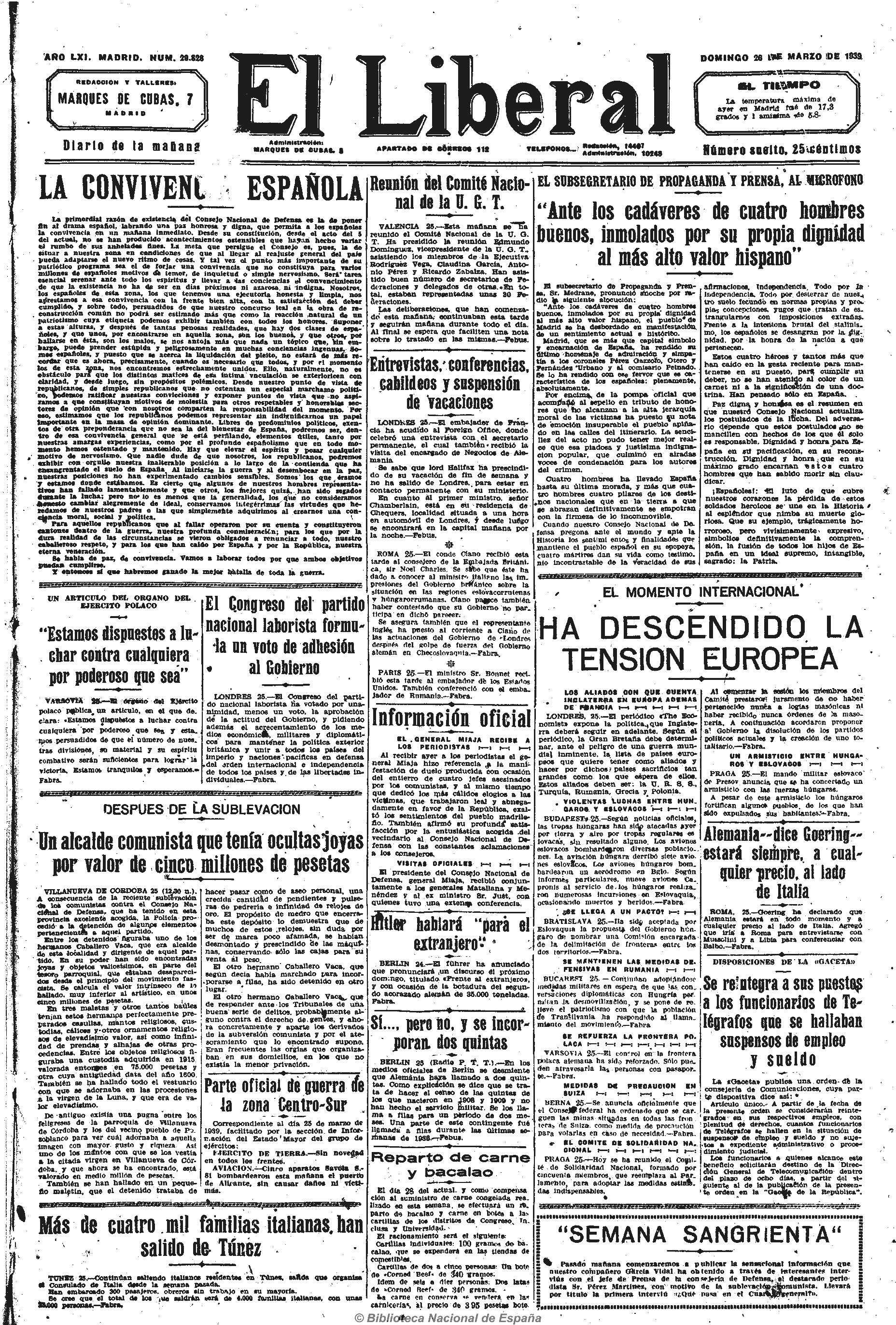 Caso PRENSA Y GUERRA CIVIL. ANÁLISIS E INTERPRETACIÓN.