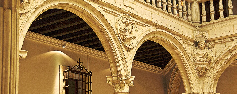 Patio interior del Palacio de Escoriaza-Esquivel (detalle), Vitoria-Gasteiz