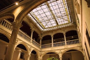 Patio interior del Palacio de Escoriaza-Esquivel (detalle), Vitoria-Gasteiz