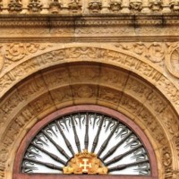 Fachada del Hospital de los Reyes Católicos (detalle), Santiago de Compostela