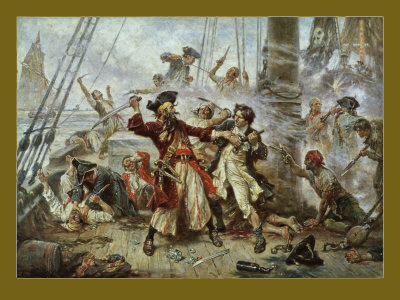Captura de los piratas. Jean Leon Gerome Ferris