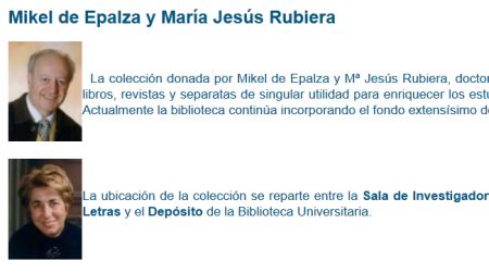 Biblioteca personal Mikel Epalza y María Jesús Rubiera