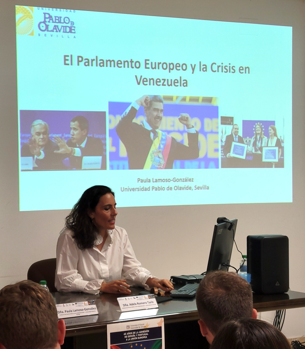 “El Parlamento Europeo y la crisis democrática en Venezuela” Paula Lamoso-González (Universidad Pablo de Olavide, Sevilla)