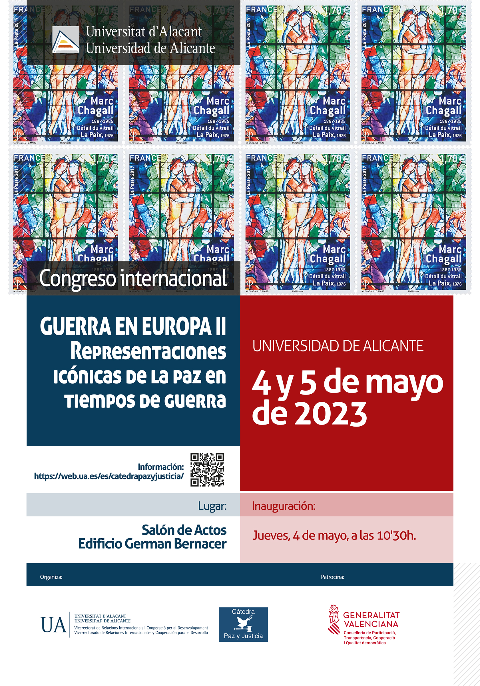Cartel Congreso Internacional Guerra en Europa II