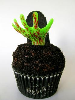 cupcake de un zombie