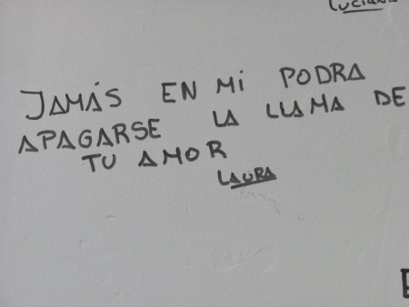 Este graffiti, significa que la huella que ha dejado la chica (Laura), en el interior de un chico nunca la va a olvidar debido a que ha sido tan fuerte […]