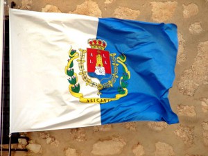 Bandera actual de Alicante
