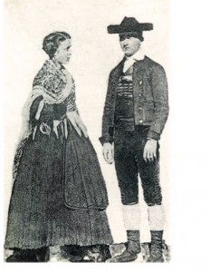 vestimenta siglo XIX