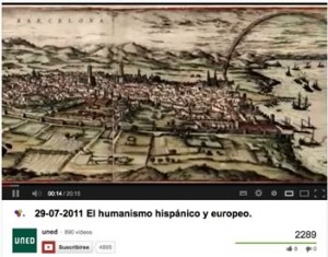 El humanismo hispánico y europeo, video de la UNED