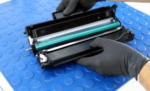 Limpiar toner samsung
