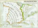 Mapa peninsular 1854