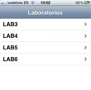 Horarios de los laboratorios en tu móvil
