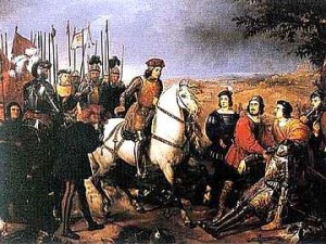 El Gran Capitán en Ceriñola, ante el duque de Nemours, en la versión de Federico Madrazo, 1835 (Madrid, Museo del Prado)