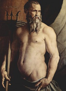 Andrea d'Oria como Neptuno por Bronzino