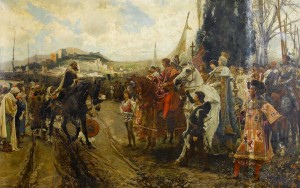 "La rendición de Granada" por Francisco Pradilla y Ortiz