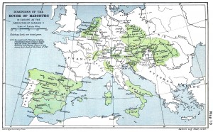 Territorios Habsburgos en 1566