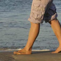 Andar por la arena de la playa ¿Beneficios?