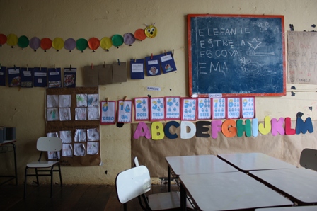 Escuela en Guaranésia.