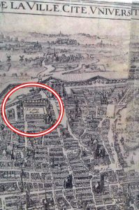 Place Royale - Fragmento del plano Merien (1615)