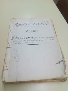 Libro de actas del reclutamiento y reemplazo de 1913.