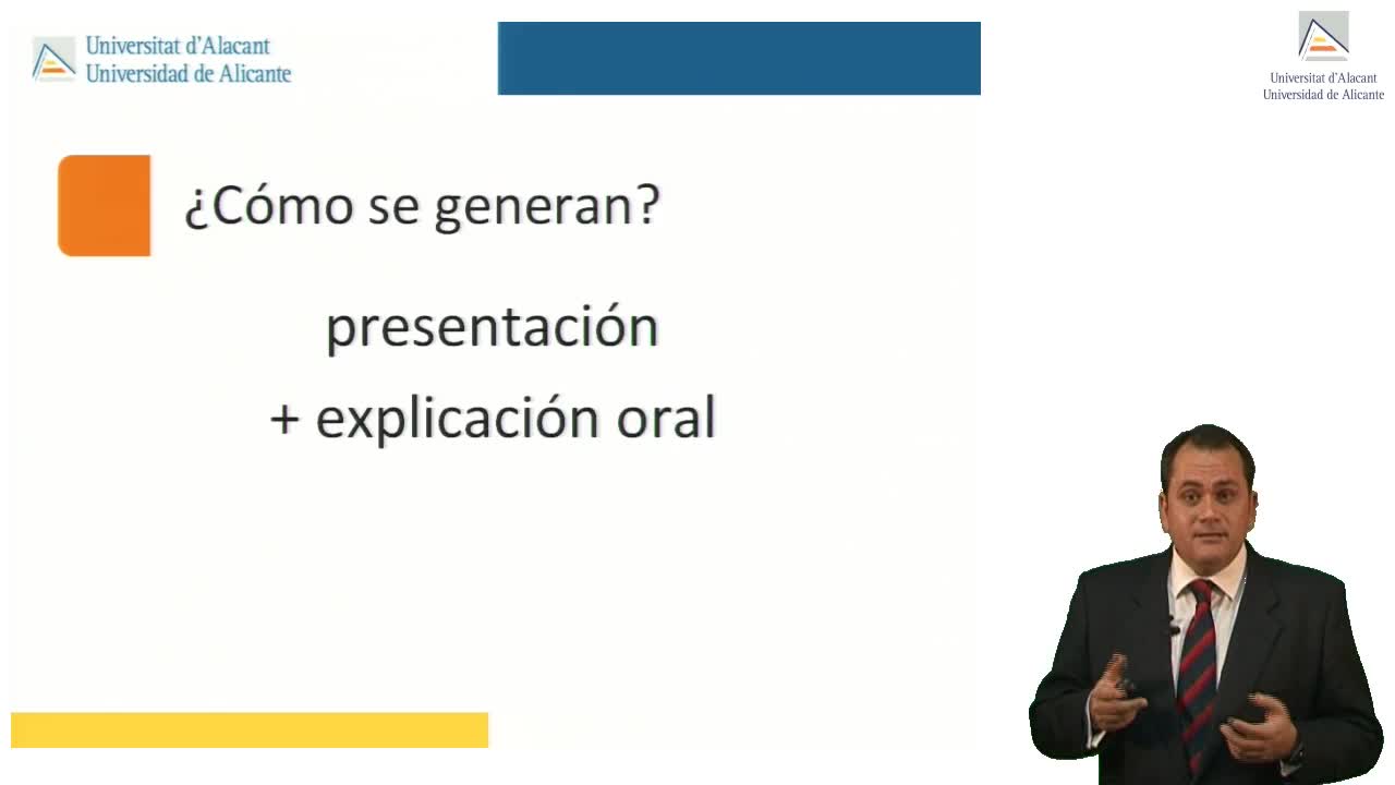 Presentación de pUA (Píldoras Formativas de la Universidad de Alicante)