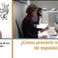 ¿Cómo prevenir el dolor de espalda? – Maite Arbós – Departamento de Infermería y Fisioterapia