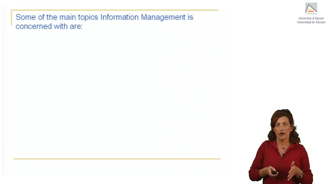Information Management in Communication Studies