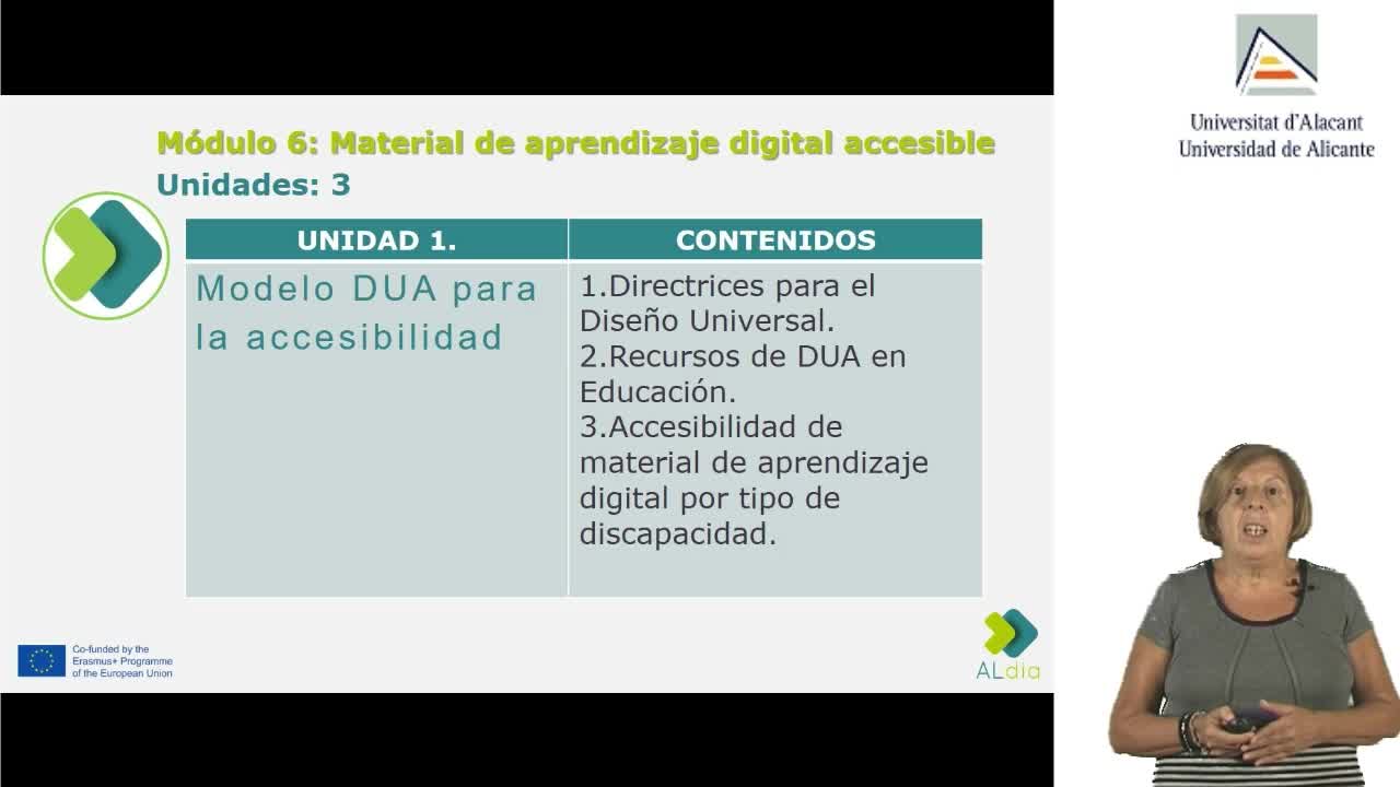 Módulo 6. Material de aprendizaje digital accesible
