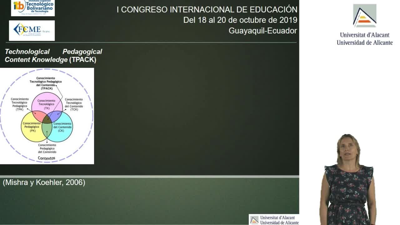 Presentación I CONGRESO INTERNACIONAL DE EDUCACIÓN Guayaquil-Ecuador 2019