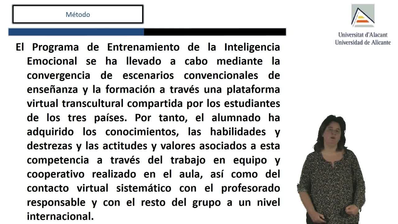 EL ENTRENAMIENTO DE LA INTELIGENCIA EMOCIONAL  EN EDUCACIÓN SUPERIOR:  UN ENFOQUE TRANSCULTURAL Y E-LEARNING