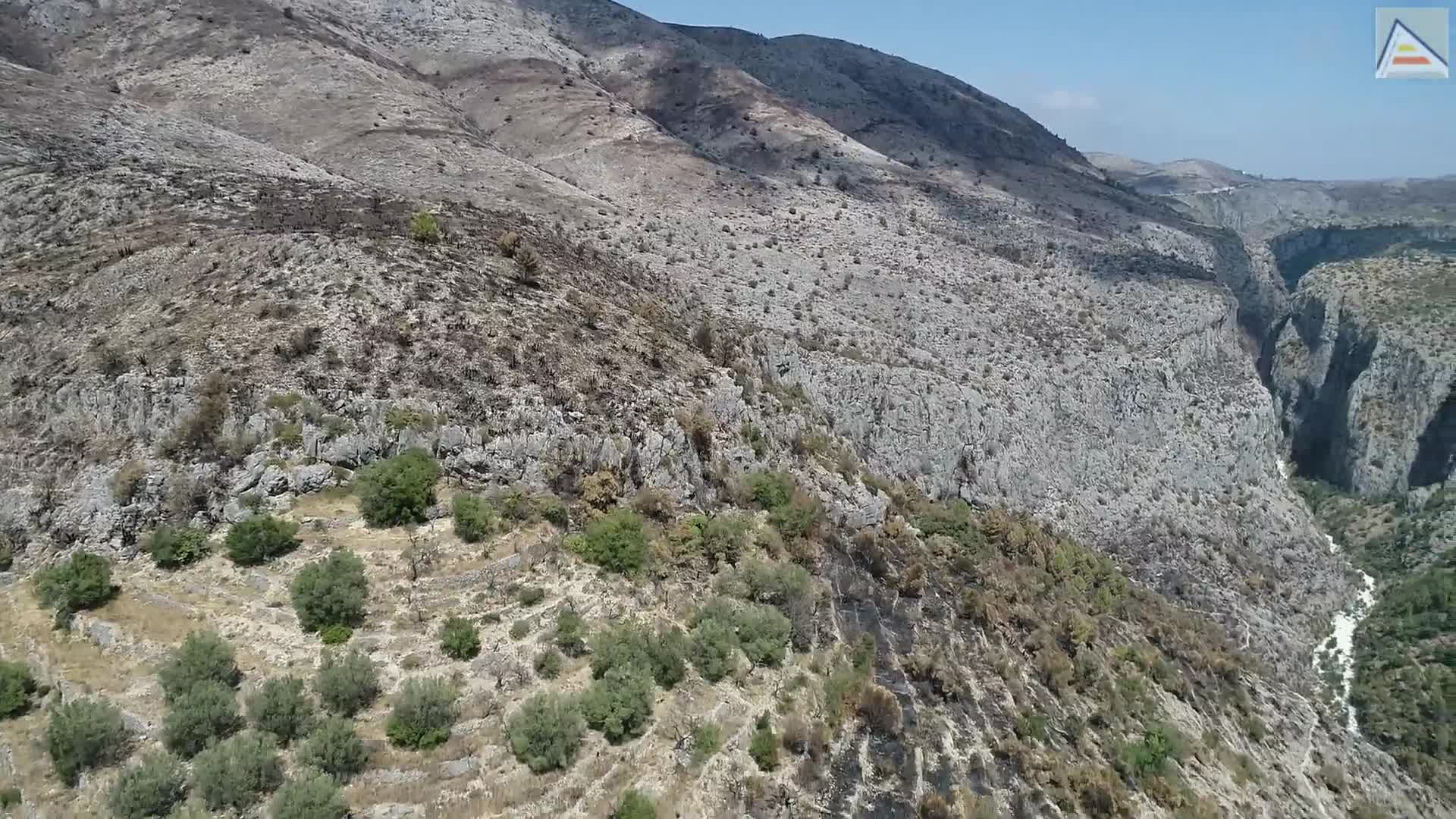 La vall de Laguar. Panorámica desde les Juvees de Dalt