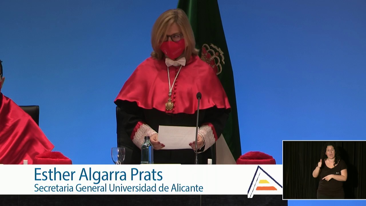 Acto de Investidura como Doctor honoris causa Sr. Alejandro Portes